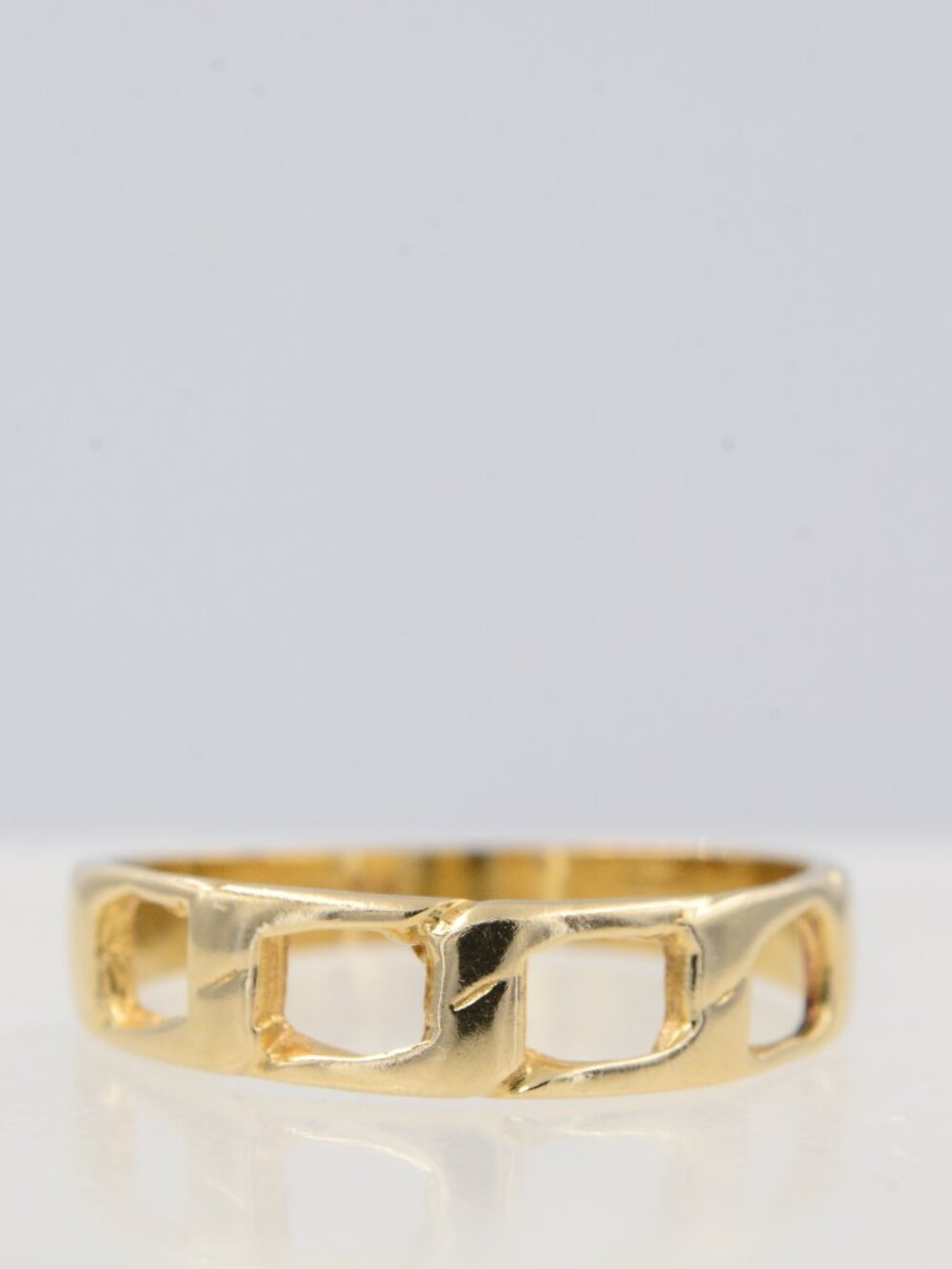 10K Chain Style Ring